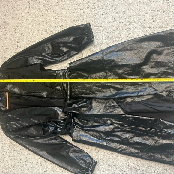 Cara Santana  X Apt. 9 collab wet trench coat size S/M excellent condition - Picture 7 of 12